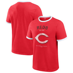 Cincinnati Reds Darius Rucker Collection by Fanatics Washed Ringer T-Shirt - MLB