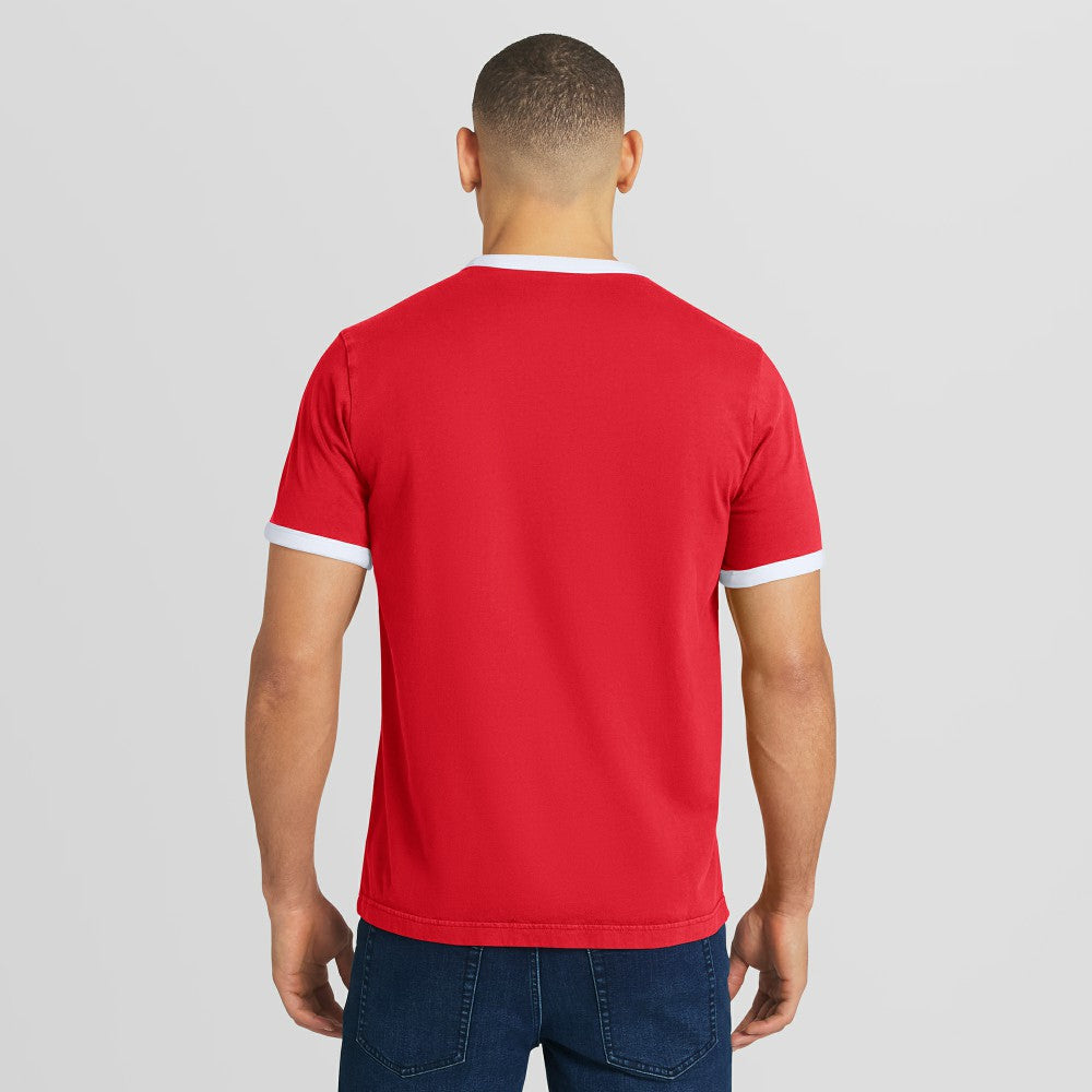 Cincinnati Reds Darius Rucker Collection by Fanatics Washed Ringer T-Shirt - MLB