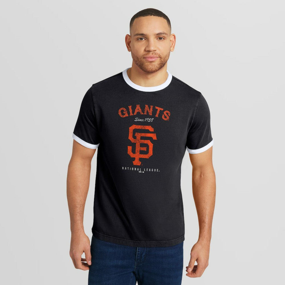 San Francisco Giants Darius Rucker Collection by Fanatics Washed Ringer T-Shirt - MLB
