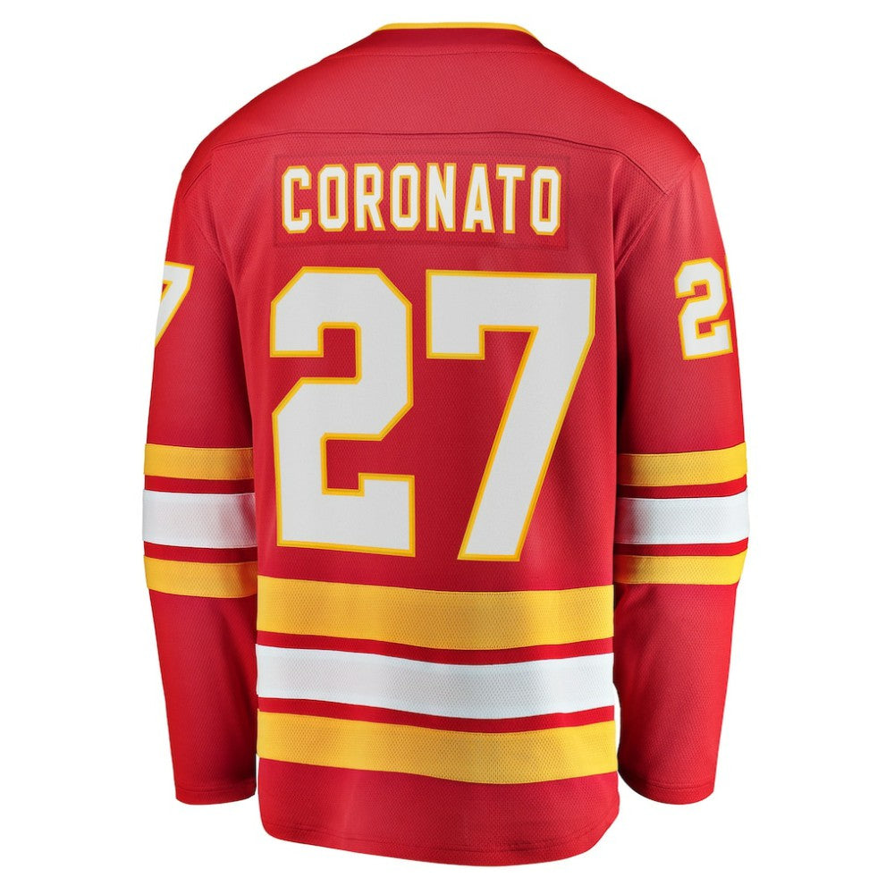 Matt Coronato Calgary Flames Fanatics Home Breakaway Jersey - Red - NHL