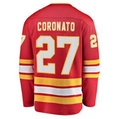 Matt Coronato Calgary Flames Fanatics Home Breakaway Jersey - Red - NHL