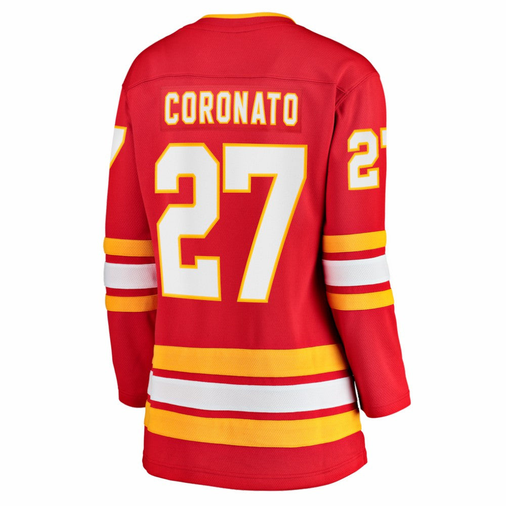 Matt Coronato Calgary Flames Fanatics Women's Home Breakaway Jersey - Red - NHL