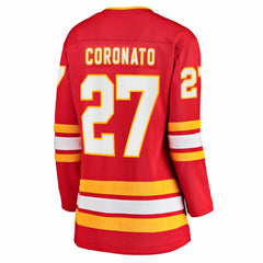 Matt Coronato Calgary Flames Fanatics Women's Home Breakaway Jersey - Red - NHL