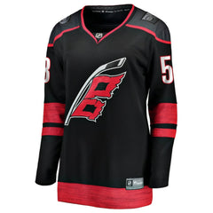 Jackson Blake Carolina Hurricanes Fanatics Women's Home Breakaway Jersey - Black - NHL