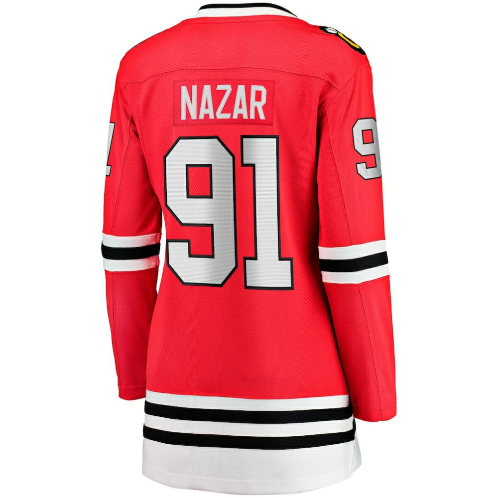 Frank Nazar Chicago Blackhawks Fanatics Women's Home Breakaway Jersey - Red - NHL