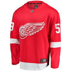 Emmitt Finnie Detroit Red Wings Fanatics Home Breakaway Jersey - Red - NHL