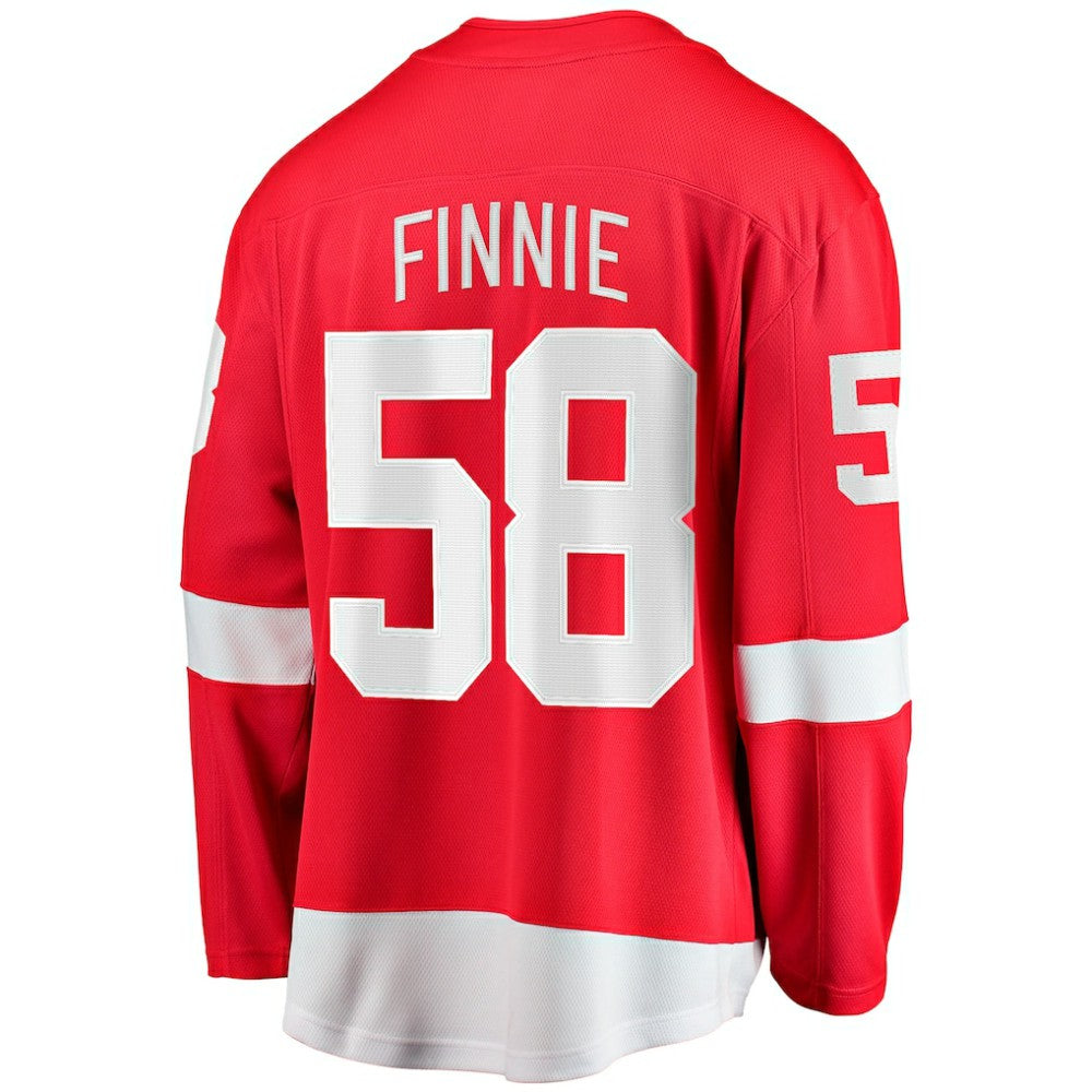 Emmitt Finnie Detroit Red Wings Fanatics Home Breakaway Jersey - Red - NHL