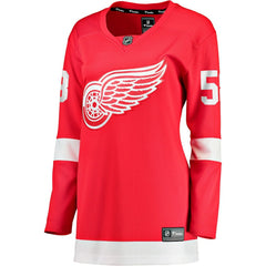 Emmitt Finnie Detroit Red Wings Fanatics Women's Home Breakaway Jersey - Red - NHL
