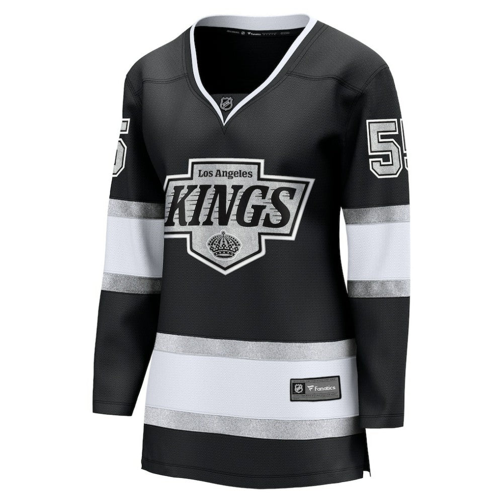 Quinton Byfield Los Angeles Kings Fanatics Women's Home Breakaway Jersey - Black - NHL