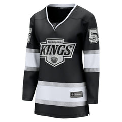 Quinton Byfield Los Angeles Kings Fanatics Women's Home Breakaway Jersey - Black - NHL