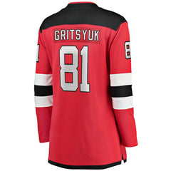 Arseny Gritsyuk New Jersey Devils Fanatics Women's Home Breakaway Jersey - Red - NHL