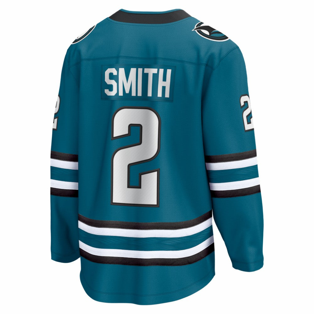 Will Smith San Jose Sharks Fanatics Home Breakaway Jersey - Teal - NHL