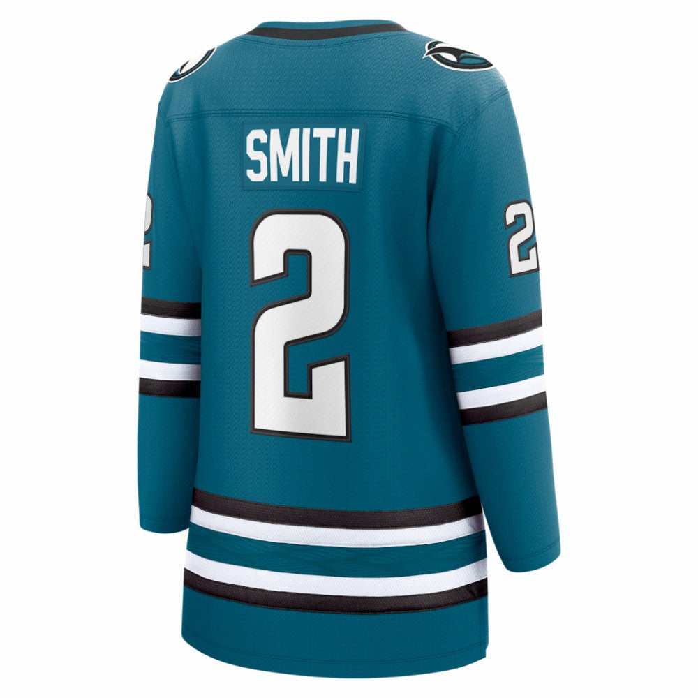 Will Smith San Jose Sharks Fanatics Women's Home Breakaway Jersey - Teal - NHL