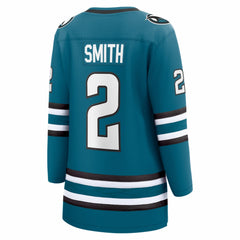 Will Smith San Jose Sharks Fanatics Women's Home Breakaway Jersey - Teal - NHL