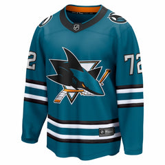 William Eklund San Jose Sharks Fanatics Home Breakaway Jersey - Teal - NHL