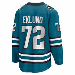 William Eklund San Jose Sharks Fanatics Home Breakaway Jersey - Teal - NHL