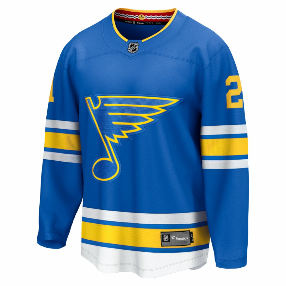 Jimmy Snuggerud St. Louis Blues Fanatics Home Breakaway Jersey - Blue - NHL
