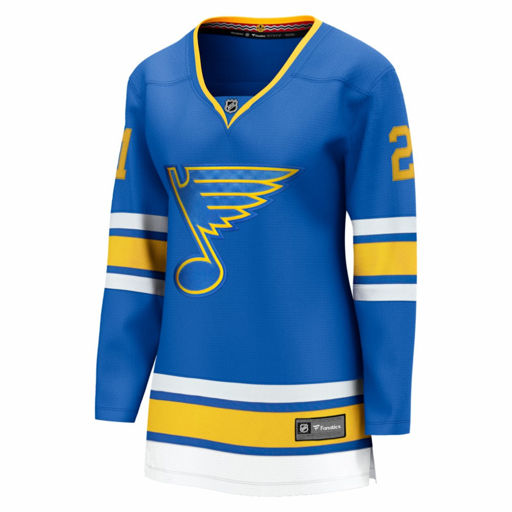 Jimmy Snuggerud St. Louis Blues Fanatics Women's Home Breakaway Jersey - Blue - NHL