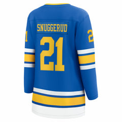 Jimmy Snuggerud St. Louis Blues Fanatics Women's Home Breakaway Jersey - Blue - NHL