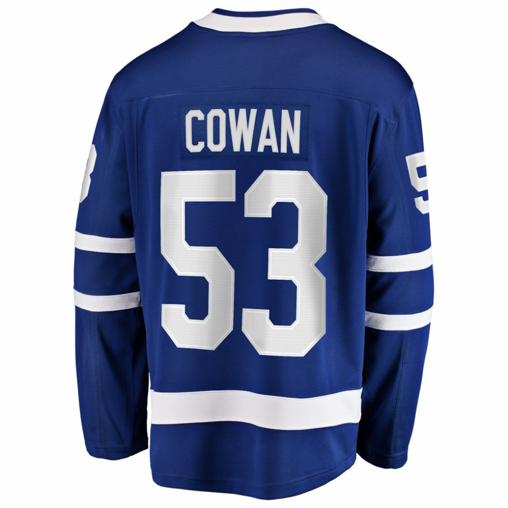 Easton Cowan Toronto Maple Leafs Fanatics Home Breakaway Jersey - Blue - NHL