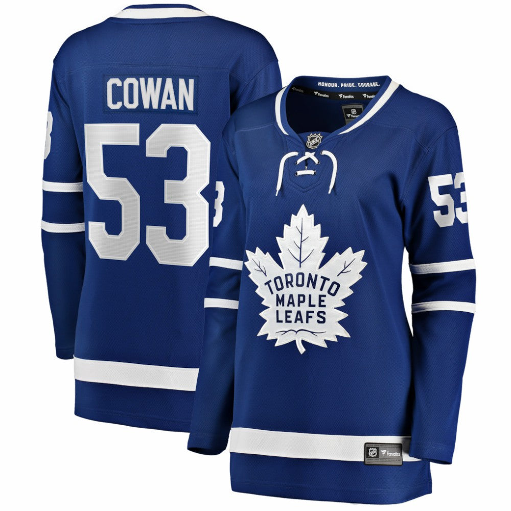 Easton Cowan Toronto Maple Leafs Indiana Women's Home Breakaway Jersey - Blue - NHL