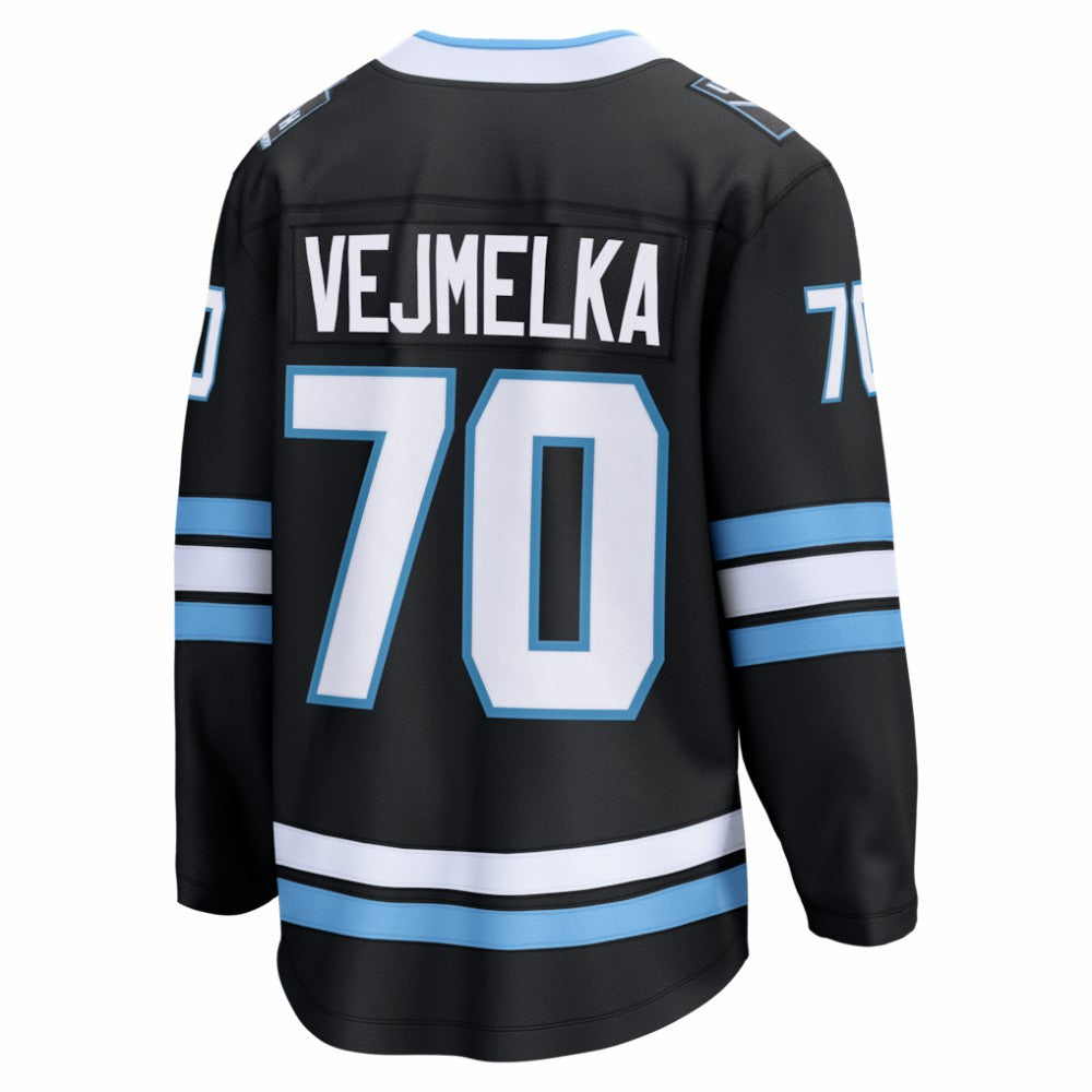 Karel Vejmelka Utah Mammoth Fanatics Home Breakaway Jersey - Black - NHL