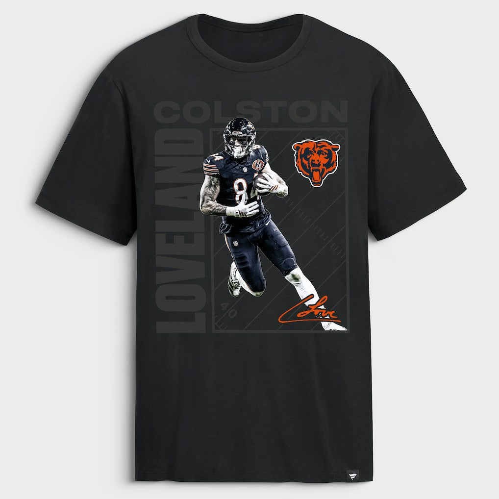 Colston Loveland Chicago Bears T-Shirt Black | NFL