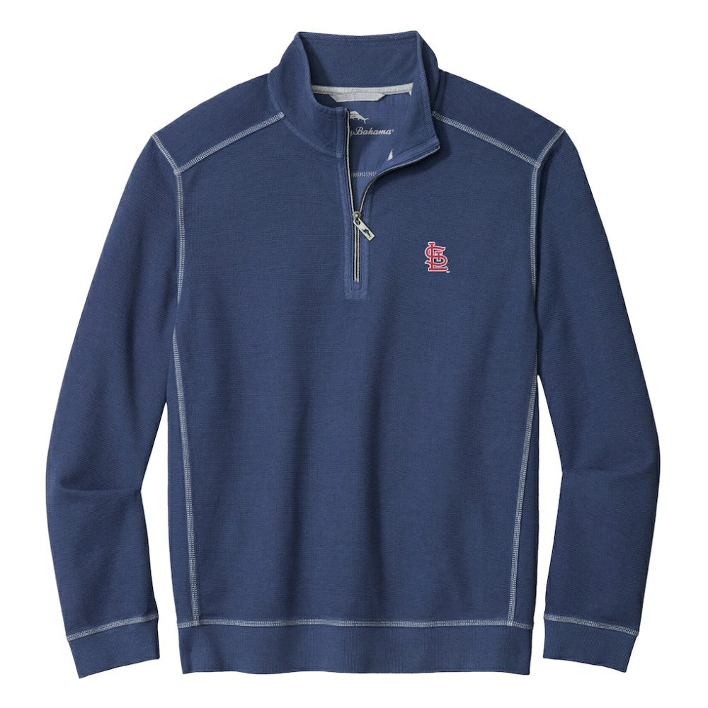St. Louis Cardinals Tommy Bahama Montego Bay Half-Zip Sweatshirt - MLB