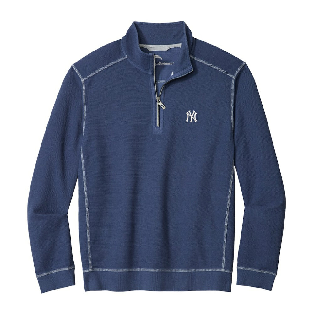 New York Yankees Tommy Bahama Montego Bay Half-Zip Sweatshirt - MLB