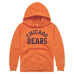 Chicago Bears Homage Youth Classic Tri-Blend Hoodie Orange | NFL