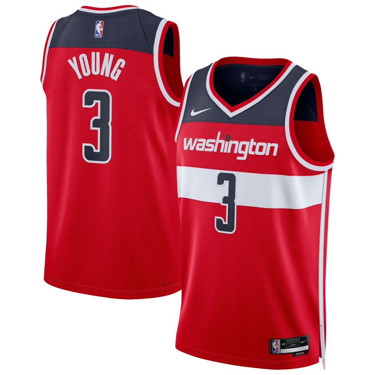 Trae Young Washington Wizards Unisex Swingman Jersey Icon Edition Red - NBA