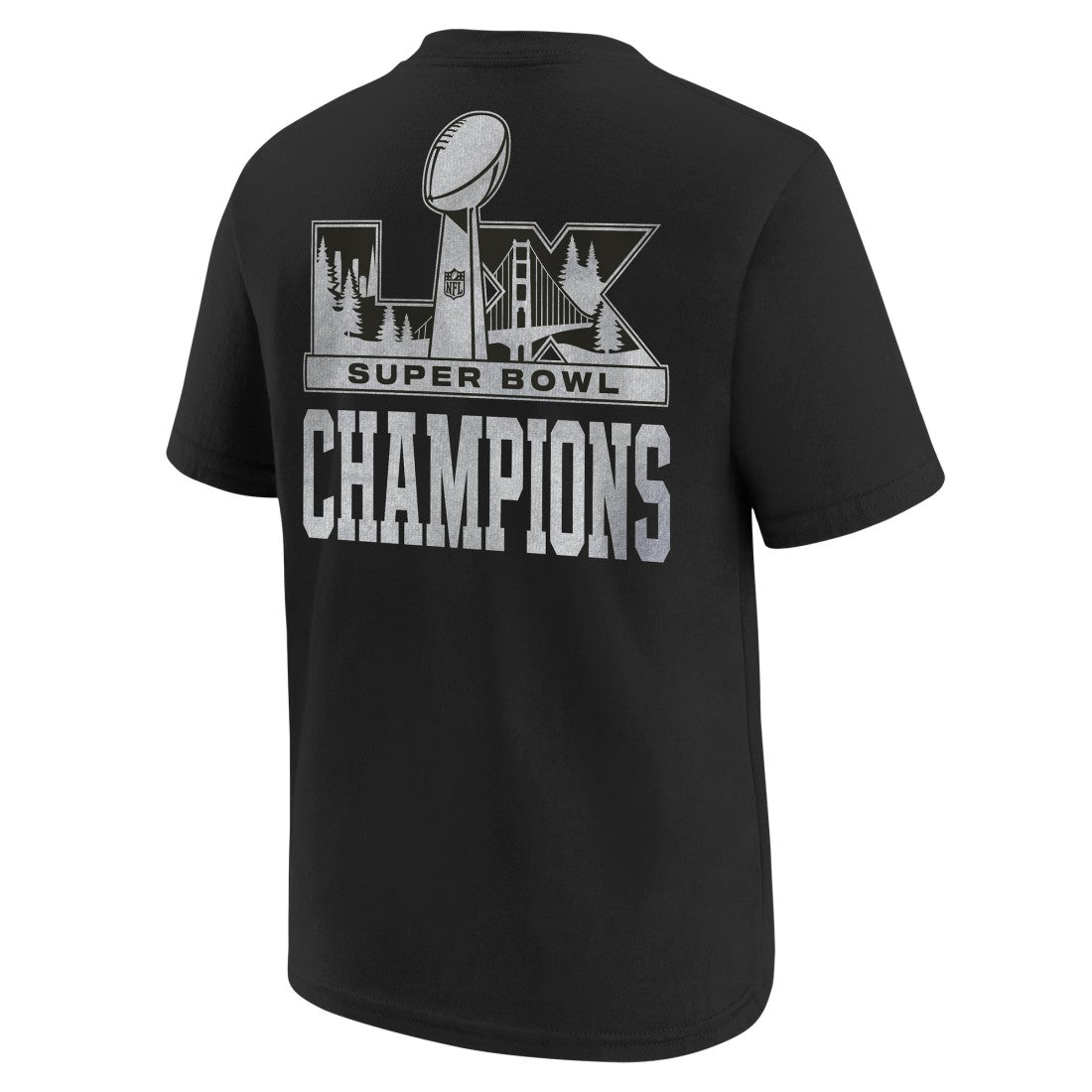 Seattle Seahawks Youth Super Bowl LX Champions Locker Room Trophy Collection Authentic T-Shirt Black | Nike for Sale