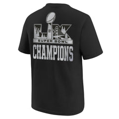Seattle Seahawks Youth Super Bowl LX Champions Locker Room Trophy Collection Authentic T-Shirt Black | Nike for Sale