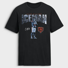 Caleb Williams Chicago Bears Iceman T-Shirt Black | NFL