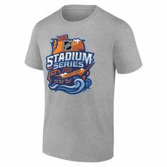 Tampa Bay Lightning 2026 NHL Stadium Series Personalized Name & Number T-Shirt - Gray - NHL