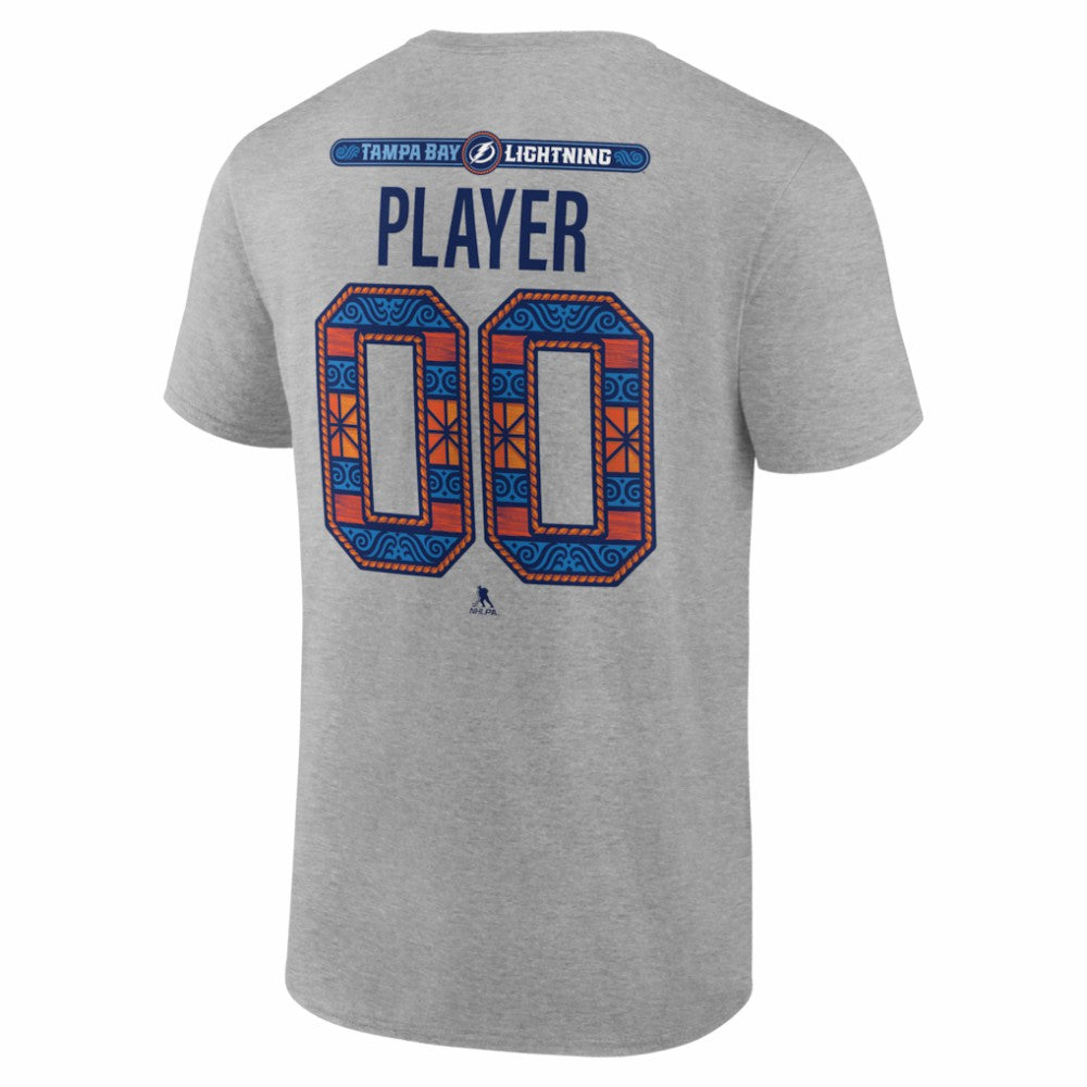 Tampa Bay Lightning 2026 NHL Stadium Series Personalized Name & Number T-Shirt - Gray - NHL