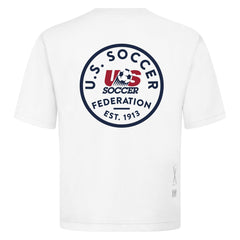 USMNT Levelwear Luxe Signature Knit Transit T-Shirt White - FIFA World CUP
