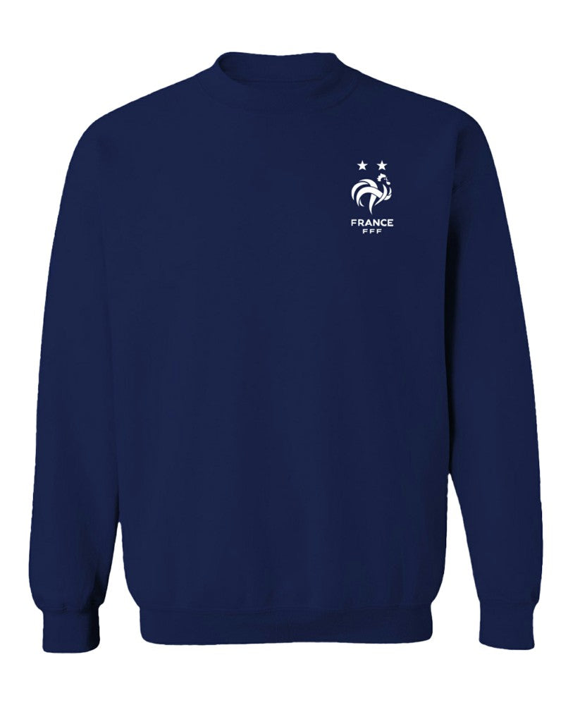 France National Team Vive La Fete Women's Impressions Artwork Sweatshirt Navy - FIFA World CUP