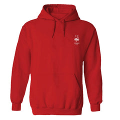 France National Team Vive La Fete Women's Impressions Artwork Hoodie Red - FIFA World CUP