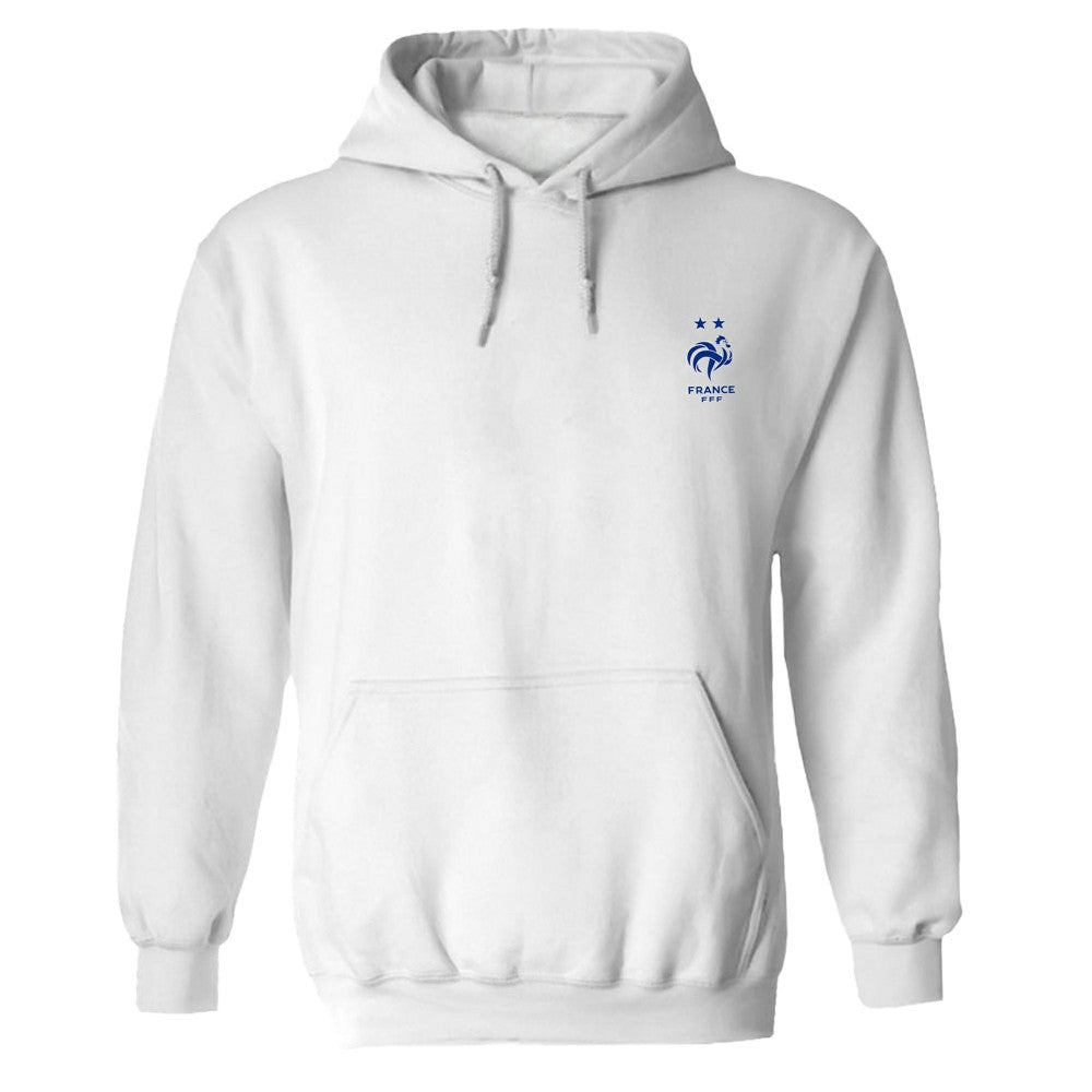France National Team Vive La Fete Women's Impressions Artwork Hoodie White - FIFA World CUP