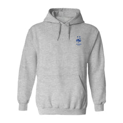 France National Team Vive La Fete Women's Impressions Artwork Hoodie Gray - FIFA World CUP