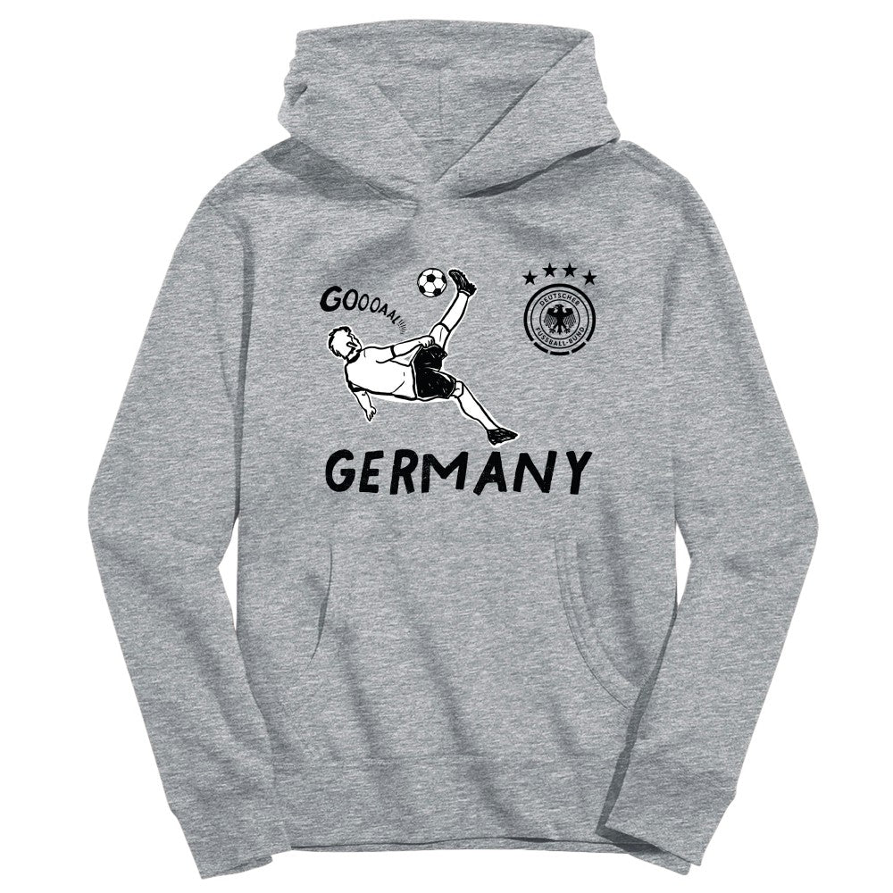 Germany National Team Vive La Fete Youth Chilena Style Hoodie Gray - FIFA World CUP