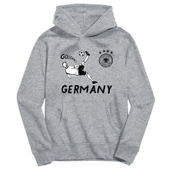 Germany National Team Vive La Fete Youth Chilena Style Hoodie Gray - FIFA World CUP