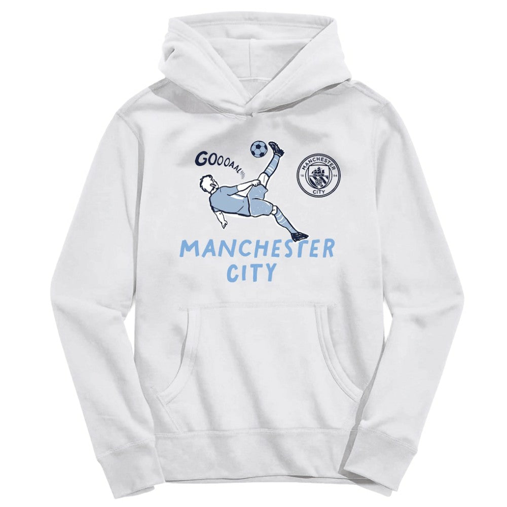 Manchester City Vive La Fete Youth Chilena Style Hoodie White - FIFA World CUP