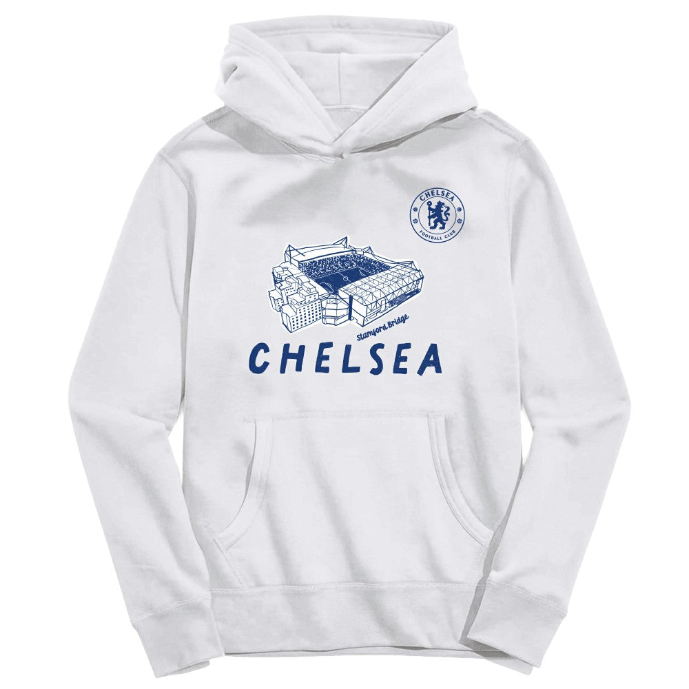 Chelsea Vive La Fete Youth Stadium Style Hoodie White - FIFA World CUP