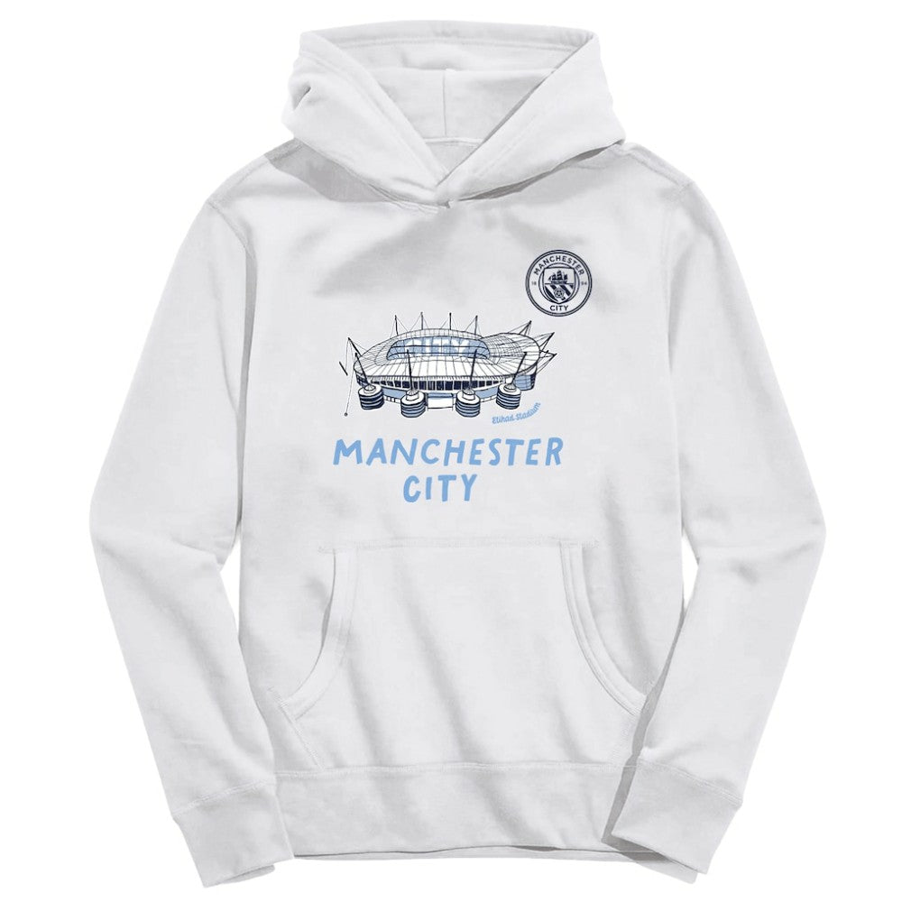 Manchester City Vive La Fete Youth Stadium Style Hoodie White - FIFA World CUP