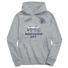 Manchester City Vive La Fete Youth Stadium Style Hoodie Gray - FIFA World CUP