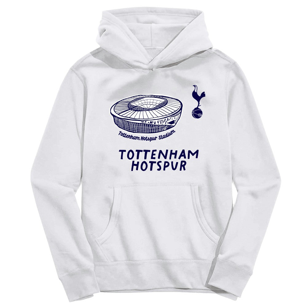 Tottenham Hotspur Vive La Fete Youth Stadium Style Hoodie White - FIFA World CUP
