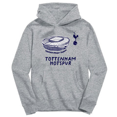 Tottenham Hotspur Vive La Fete Youth Stadium Style Hoodie Gray - FIFA World CUP