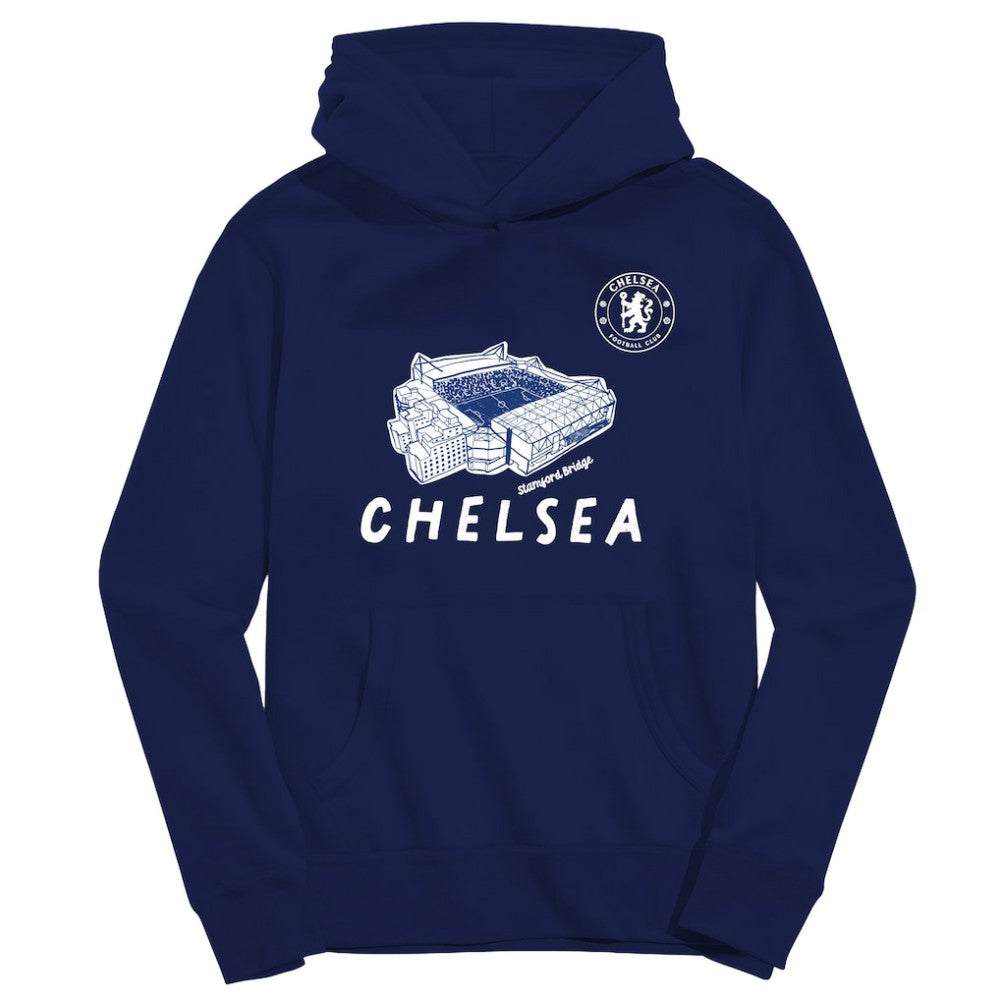 Chelsea Vive La Fete Youth Stadium Style Hoodie Navy - FIFA World CUP